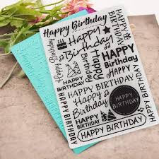 Shop a huge selection of card making supplies, card making kits, stamps & more online. Buy Happy Birthday Embossing Folders For Diy Scrapbooking Paper Craft Card Making Decoration Supplies Online In Vietnam B07vh5bsxx