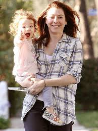 The Hannigan Denisofs Celebrity Moms Alyson Hannigan Mom Daughter