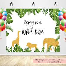 This doesn't necessarily sound incredibly exciting on the first read, but just look at these decorative paper lanterns. Gold Jungle Backdrop Safari Zoo Themed Wild One 1st Birthday Jungle Ubackdrop