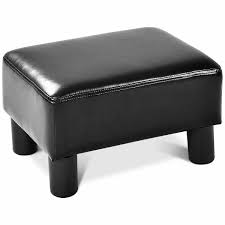 Read the quality reviews left by shoppers to make an informed decision. Costway Small Ottoman Footrest Pu Leather Footstool Rectangular Seat Stool Black Walmart Com Walmart Com