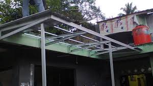 Terbaru 35+ contoh rab pembuatan dapur. 50 Gambar Kanopi Dengan Baja Ringan Sisi Rumah Minimalis