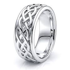 View our broad selection of men's wedding bands in styles ranging from classic to unique designs. Celtic Wedding Rings Alroy Celtic Knot Ring Band Comfort Fit 7mm