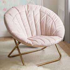 Lustre Velvet Dusty Blush Channel Stitch Hang A Round Chair In 2020 Round Chair Lounge Chair Bedroom Cozy Chair