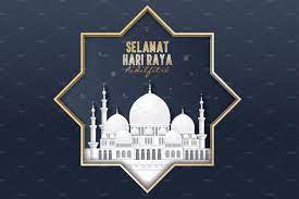 #cabaran20hari gambar dan ucapan raya. Kad Raya