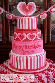 This homemade chocolate cake with vanilla buttercream is decorated with ombre hearts. Happy Birthday Cakes For Valentine