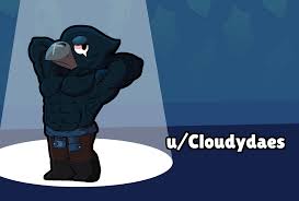 When bull falls below 40% health, he gains a shield that reduces all damage he takes by 30%. Skin Concept Buff Crow Brawlstars