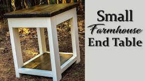 I probably could write a whole post expressing my undying love for farmhouse style. Diy Small Farmhouse End Table Youtube