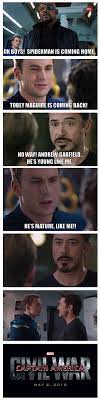 Captain America Civil War Meme For Spiderman Movies