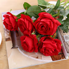 Artificial silk handmade silver & black flowers, in silver twist glitter vase. Chencheng 11 Pieces Lot Silk Fake Black Red Rose Branch Artificial Flowers For Decorating Home Party Wedding Gift Fall Decor Bimpneaga