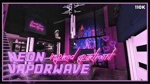 See more ideas about aesthetic bedroom, house rooms, home building design. Bloxburg Neon Vaporwave Inspired Apartment Speedbuild Youtube