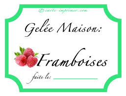 Etiquette Imprimable Gratuite Recherche Google Gelee De Framboise Etiquette Confiture Framboise