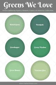 6 Historic Green Paint Colors We Love Maison Mass Green Paint Colors Green Paint Blue Green Paints