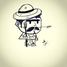 Drawing Of A Peasant Farmer Had So Much Fun Drawing It Looks Ridiculously Impressive And Serious Hope Cool Drawings Drawings Instagram Highlight Icons