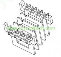 Bobbins | Four Slots EVD25 Horizontal High Power Transformer ...