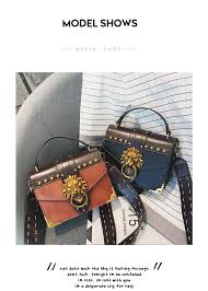 Lions are believed to symbolize pride, bravery and power, and because of this they're a popular choice of logo strong lion logo, animal, animal logo, art, branding, company, crown, design, elegant, head lion, king, lion, logo, power, strong, vector. Women Lion Head Lock Handbag Luxury Famous Brand Female Shoulder Bags Pu Leather Messenger Crossbody Bags Fashion Party Clutch Shoulder Bag Handbag Leather Messenger