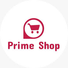 PrimeShop logo with orange lettering