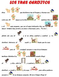 Cuento Los Tres Cerditos Con Pictogramas Cuentosinfantiles Biz Cuento Tres Cerditos Los Tres Cerditos Actividades Para Clase De Espanol