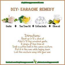 Ear Ache Remedy Earache Remedies Remedies Sick Remedies