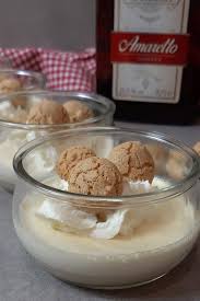 Amaretto Dessert Mit Amarettinis Als Weihnachtsnachtisch Einfacher Nachtisch Weihnachtsnachtisch Dessert
