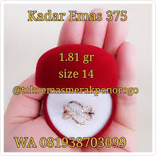 Pembayaran mudah, pengiriman cepat & bisa cicil 0%. Cincin Cantik Kadar Emas 375 Toko Emas Merak Ponorogo Facebook