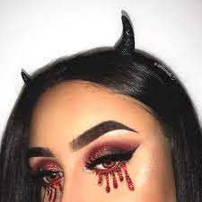 Check spelling or type a new query. Glittery Tears Devil Halloween Makeup Ecemella
