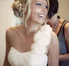 Wedding Hairstyles With One Shoulder Dress