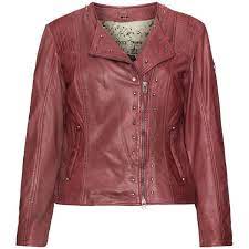 Cabrini Berry Purple Plus Size Studded Leather Biker Jacket 270 Liked On Polyvore Featurin Studded Leather Jacket Red Jacket Leather Purple Leather Jacket