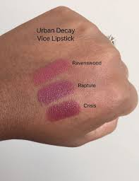 Sensitive Beauty Blog Urban Decay Lipstick Urban Decay Vice Lipstick Lipstick Swatches
