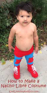 Here's an easy, inexpensive, diy halloween costume for your kids, toddlers or baby! How To Make A Nacho Libre Costume