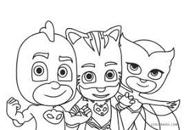 Foster the literacy skills in your child with these free, printable coloring pages that can be easily assembled int. Free Printable Pj Masks Coloring Pages For Kids