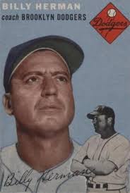 1954 Topps Lot of 14 Including Herman, Jensen, Sievers, Stanky