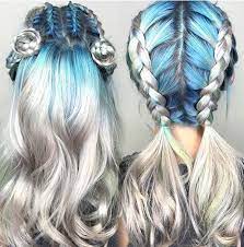 Browse our hairstyles pictures in a this partial staining technique colors the hair in a few different shades starting with the root and. Colored Hairstyles Lilostyle