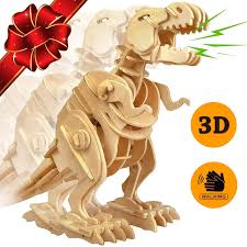 Showing relevant, targeted ads on and off etsy. Amazon Com Rokr Walking Trex Dinosaur 3d Wooden Puzzle Building Craft Kit T Rex Toy For Kids Sound Control Robot Model For Children 7 8 9 10 11 12 Year Old Best Educational Gifts For Boys