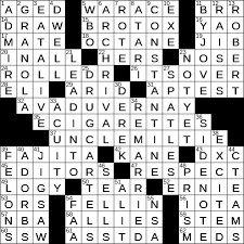 The ny times crossword puzzle is a classic us puzzle game. 0630 18 Ny Times Crossword Answers 30 Jun 2018 Saturday Nyxcrossword Com