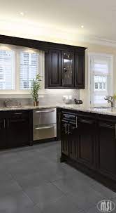 As long as you stay away from any shade of dark brown. Brown Kitchen Cabinets With Grey Floors Anipinan Kitchen