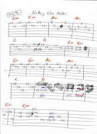 Nothing else matters bass tab pdf. Nothing Else Matters Metallica Guitar Tab Solo 1 Guitar Tabs Music Guitar Metallica
