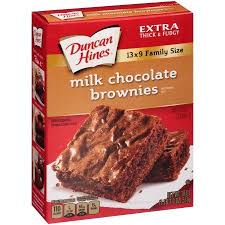 Ducan Hines Milk Chocolate Brownies 13 X 9 Family Size 18 Oz Box Walmart Com Brownie Mix Recipes Dark Chocolate Fudge Chocolate Fudge Brownies