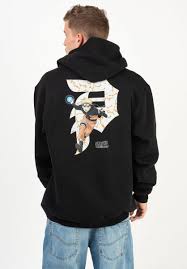 Who knew brands made the ninja way. Naruto Dirty P Primitive Skateboards Hoodies In Black Fur Herren Titus