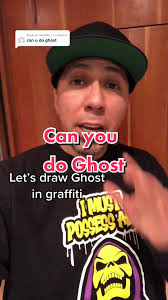 Drawing Ghost in Graffiti Style