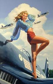 Collection of aviation pin up and nose art copyrights belong to their respective owners. Pinups Nose Art
