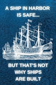 Image result for ship in the harbor is safe