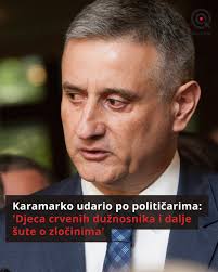 Nekadašnji čelnik HDZ i bivši potpredsjednik Vlade Tomislav Karamarko  oglasio se na Facebooku povodom Europskog dana sjećanja na žrtve svih  totalitarnih i autoritarnih režima