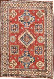 Rust Red 10 9 X 15 7 Geometric Kazak Rug Oriental Rugs In 2021 Rugs Oriental Rug Blue Rug