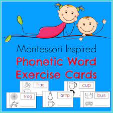 Phonetic Word Exercise Cards Contain 54 Phonetic Word Cards With 3 Letter Phonetic Wor Preschool Phonics Montessori Language Activities Montessori Classroom