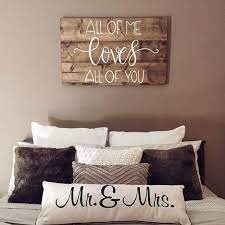 There are a few of your traditional canvasses and framed paintings, but if you're looking for something a little different, make sure you make it all the way to the metal wall decor and wall murals at the end! Pin By Bailey West On Love Brings You Home Home Decor Bedroom Home Decor Signs Home Decor