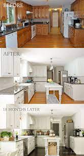 At the beginning of both projects, a service provider will safely remove all cabinet fronts, doors and hardware, leaving only the frame on the walls. How To Paint Oak Cabinets And Hide The Grain Kitchen Remodel Kitchen Renovation Kitchen Cabinets Makeover