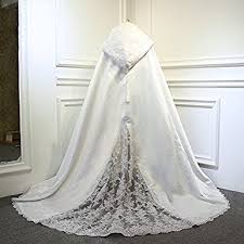 Bridal robes, personalised bride and bridesmaid dressing gowns. Wedding Cape Hooded Cloak For Bride Lace Applique Cathedral Cape Women Clothing