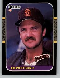 1987 Donruss #360 Ed Whitson VG San Diego Padres