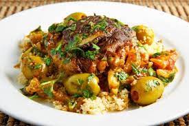Moroccan Chicken Tagine With Olives And Preserved Lemons Tagine Recipes Fodmap Chicken Recipes Chicken Tagine