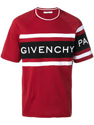 Black And Red Designer T Shirt Givenchy Band T Shirt In Black Modesens